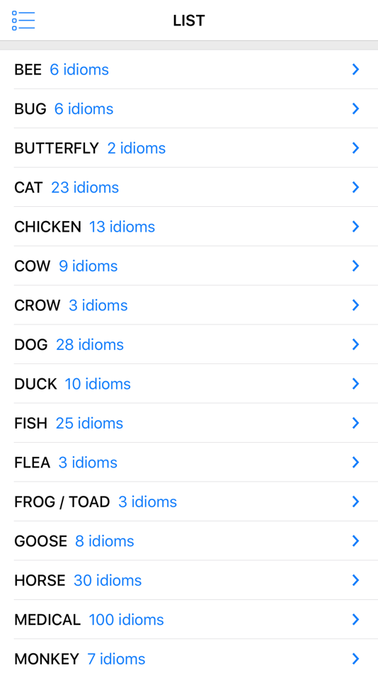 Animal & Medical idioms - 1.0.4 - (iOS)