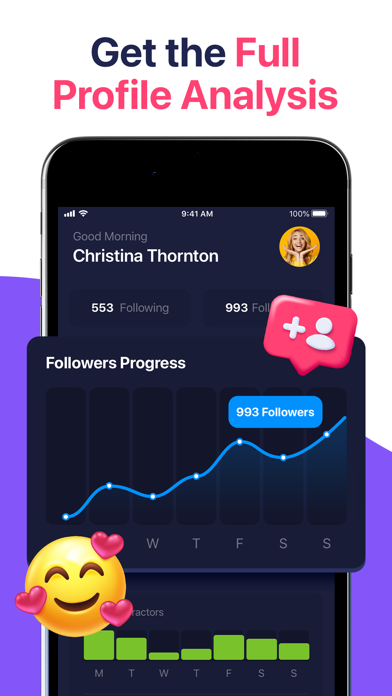 Followers Analyzer & Insights Screenshot