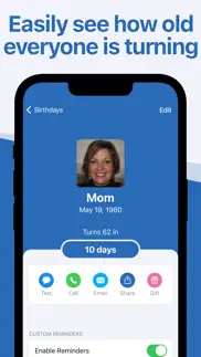 birthday reminder & countdown iphone screenshot 3