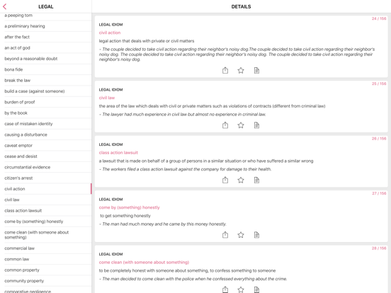 Screenshot #4 pour Medical - Legal idioms
