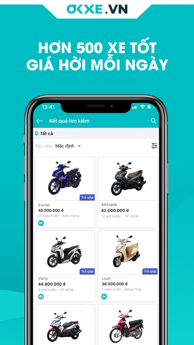 OKXE Mua bán xe máy trực tuyến Screenshot