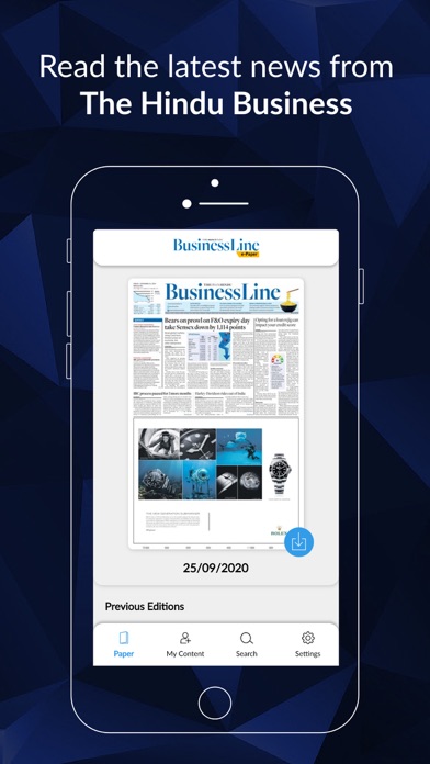 BusinessLine ePaper Screenshot