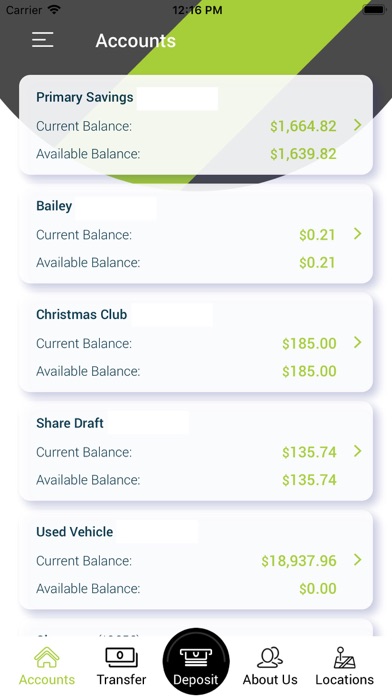 Lion FCU Mobile Banking Screenshot