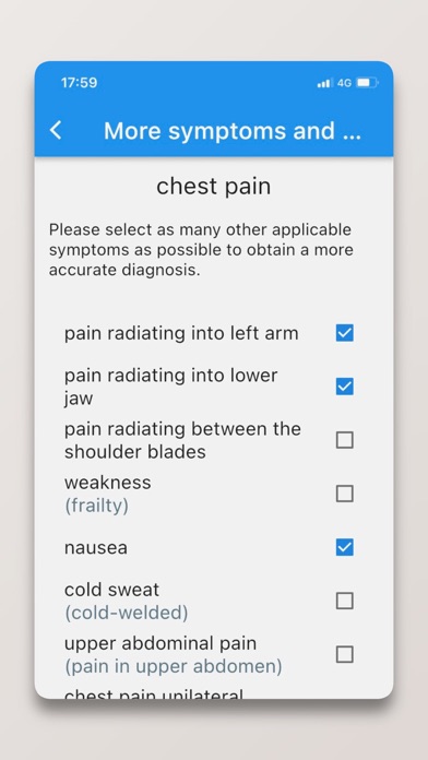 GP Diagnosis Screenshot