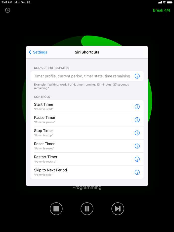Pommie - Pomodoro Timer