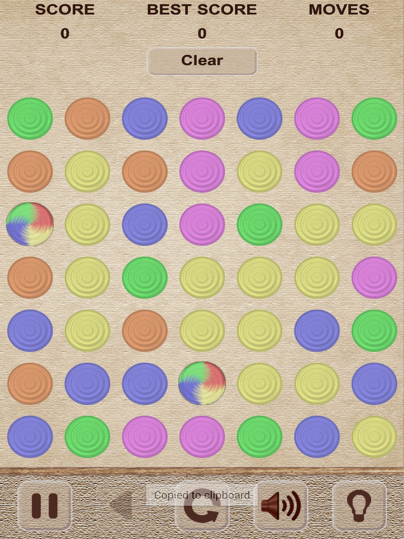 Color Bubbles in line iPad screenshot