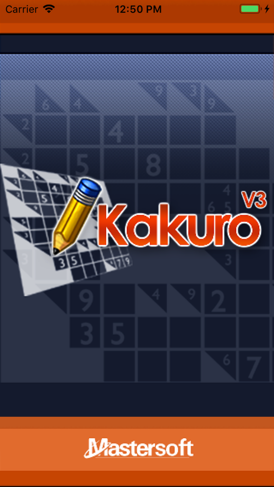 #1. Kakuro u (iOS) 由: The Chess Solitaire Sudoku Factory Ltd