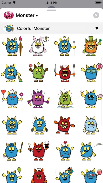 Crazy Monster Stickers screenshot-7