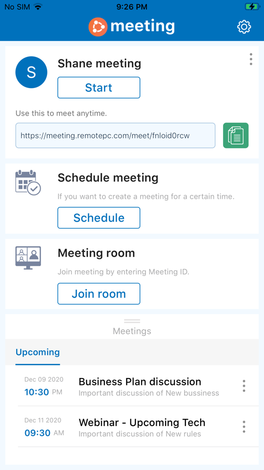 #6. RemotePC Meeting (iOS) Podle: IDrive Incorporated