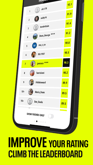 FANSLIDE Live Fantasy Football Screenshot