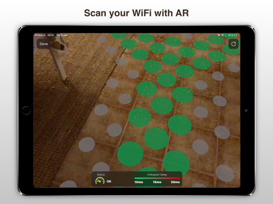 AR WiFi Analyzer iPad app afbeelding 2