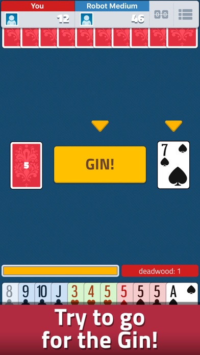 Gin Rummy - Classic Card Game Screenshot