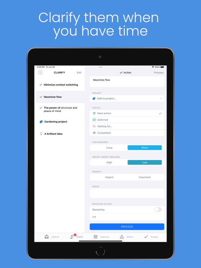 Clair GTD Planner Pro