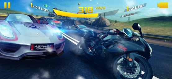 Screenshot of Asphalt 8: Airborne