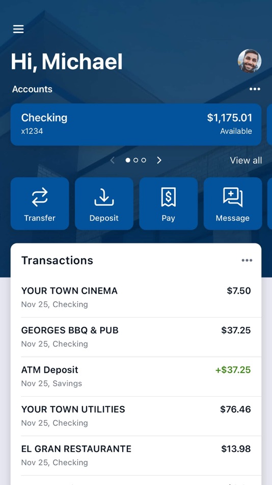 #1. First Bank MS On the Go Mobile (iOS) 由: First Bank (MS)