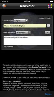 language translator iphone screenshot 1