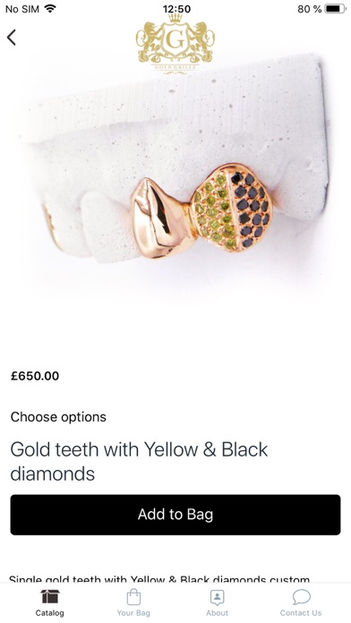 Gold Grillz Screenshot