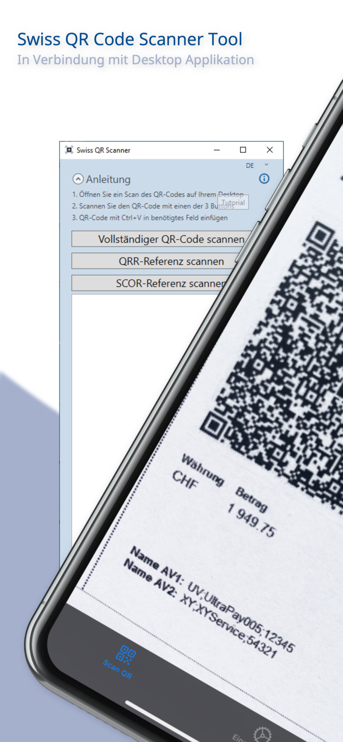 Swiss QR Scanner Tool