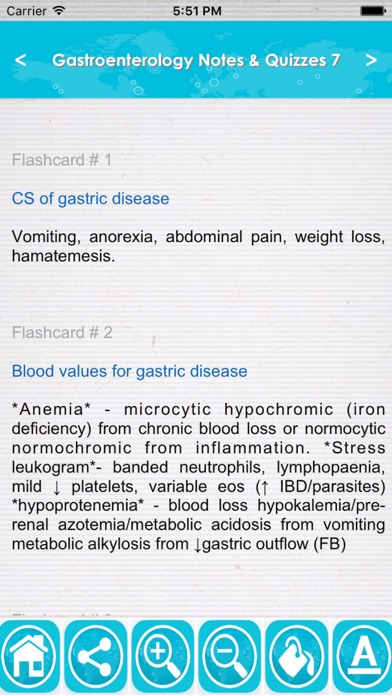 Screenshot #1 pour Gastroenterology Exam Review