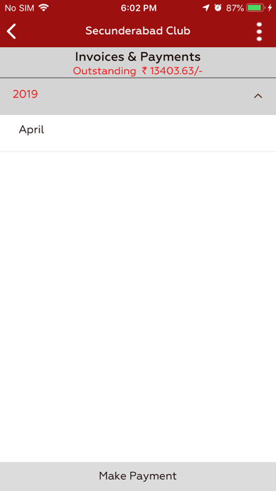 Secunderabad Club Screenshot