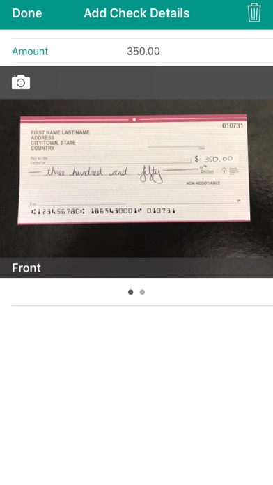 S&T Business Deposit Screenshot