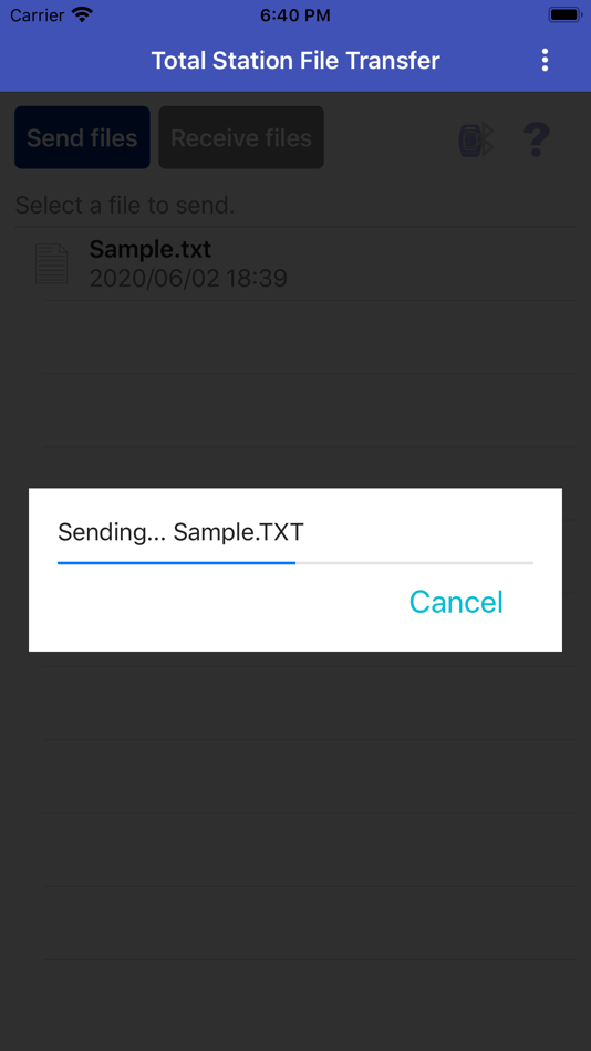 #5. Total Station File Transfer (iOS) By: NIKON-TRIMBLE CO.,LTD.