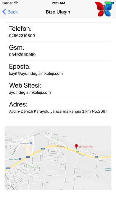 Değişim Eğitim Kurumları Screenshot