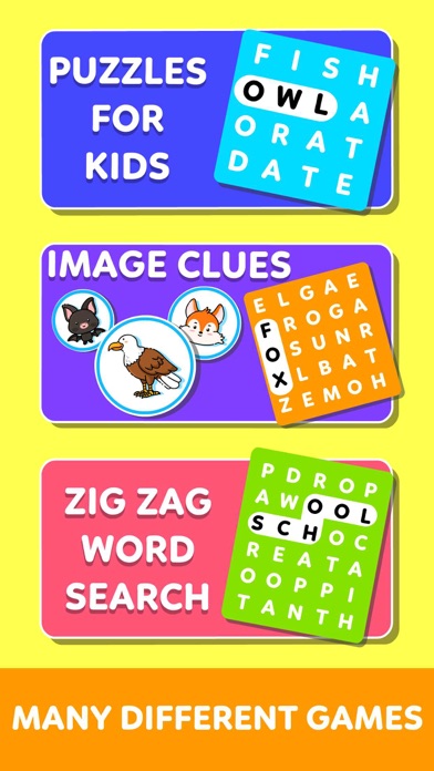Word Search for Kids Games 3+ Screenshot