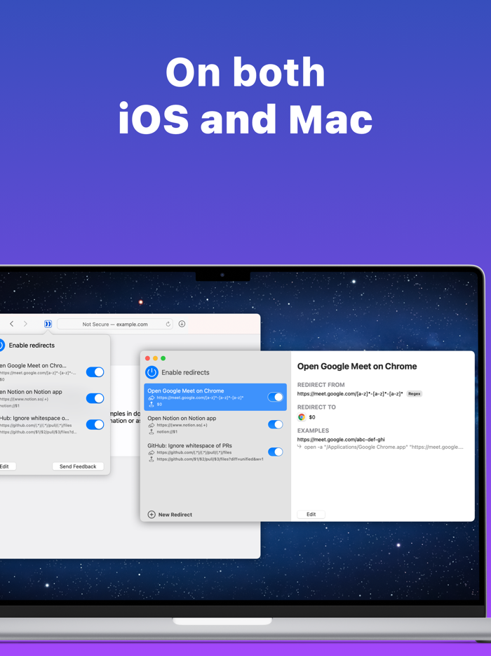 Redirect Web for Safari