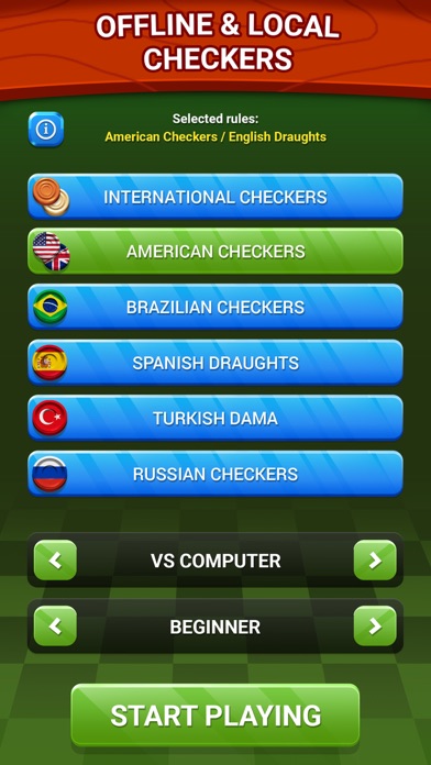 Checkers - Online & Offline Screenshot