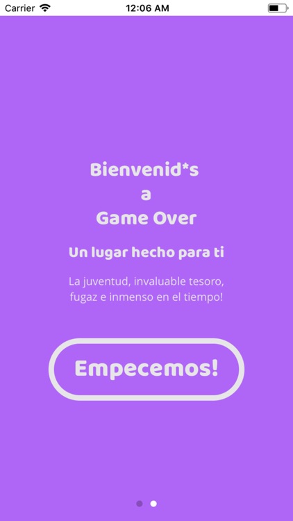 game over con VcM no se juega