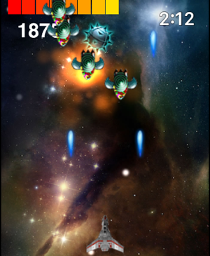 צילום מסך של מלחמת החלל GS