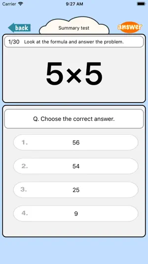 Math -The multiplication table screenshot 1