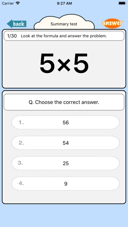 Math -The multiplication table