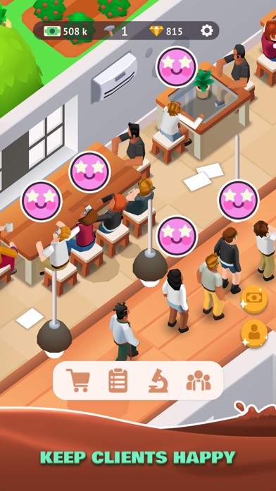 Idle Coffee Shop Tycoon - Game Screenshot
