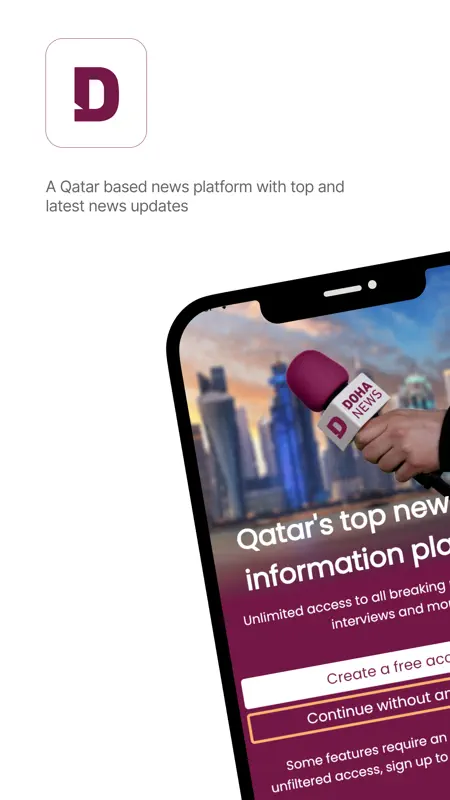 Doha News screenshot 1 of 6