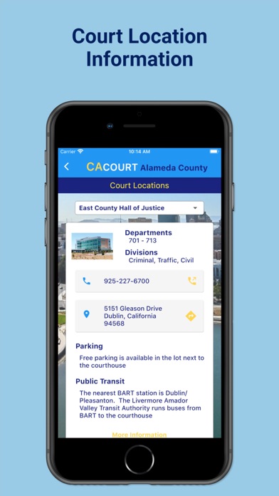 Alameda Superior Court Screenshot