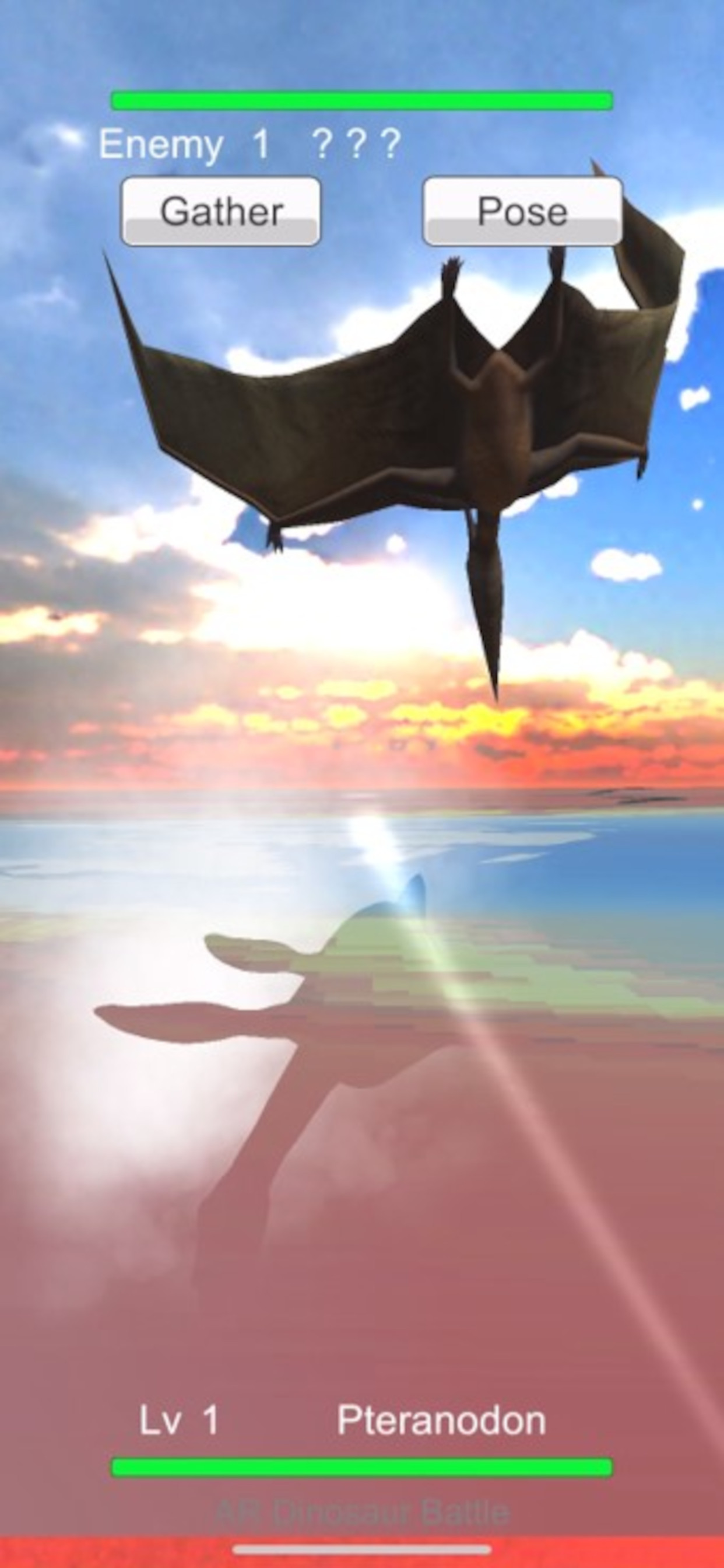 AR Dinosaur Battle (ARDB)