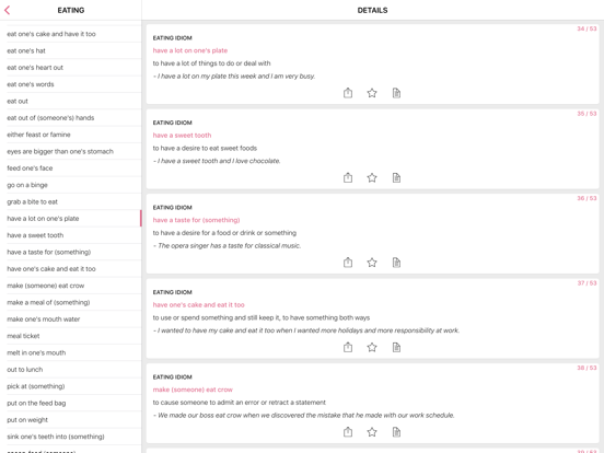 Screenshot #4 pour Food Number idioms in English