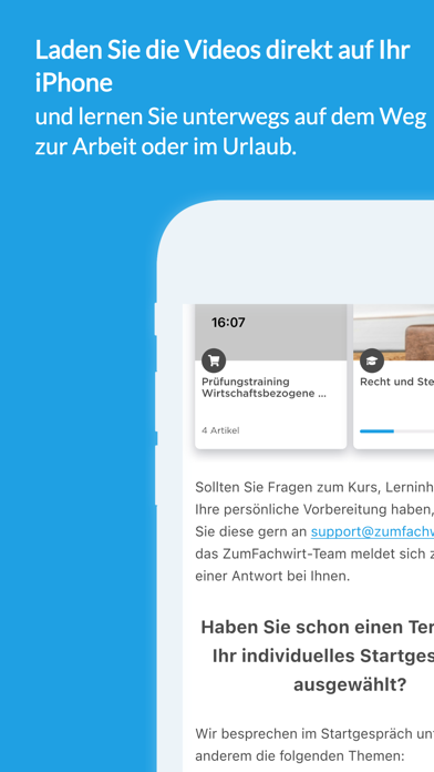 ZumFachwirt Screenshot