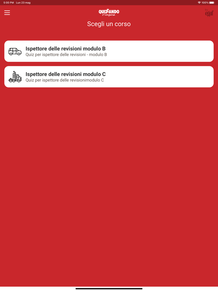 Quiz ispettore revisioni