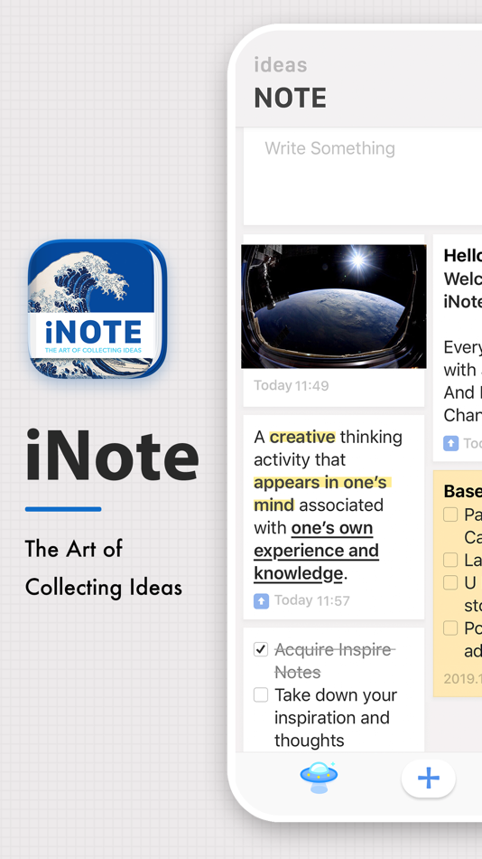 #2. iNote - ideas Note & Notebook (iOS) 由: iDaily Corp.