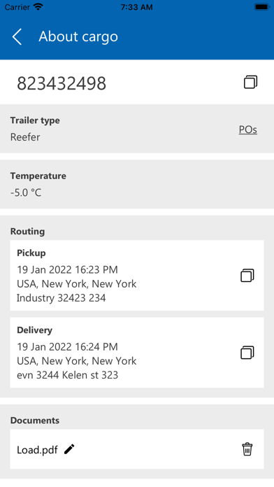 TMS easygo Driver Screenshot