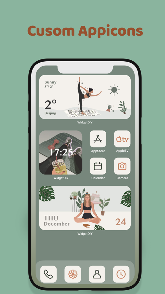 #5. WidgetDIY:Themes,widget, Icons (iOS) 由: yangzhou guangying network technology co ltd