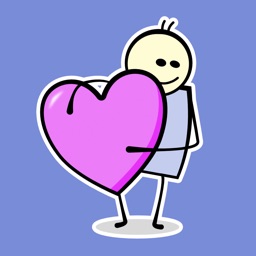 I Heart U Animated Stickers