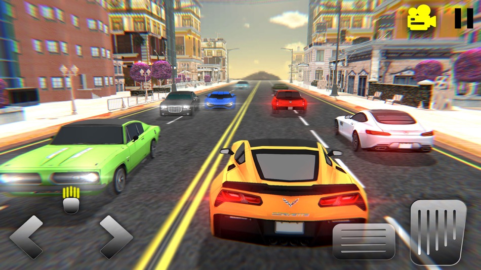 #4. Traffic Racing Car Games (iOS) 由: InfoSoft NI Ltd.