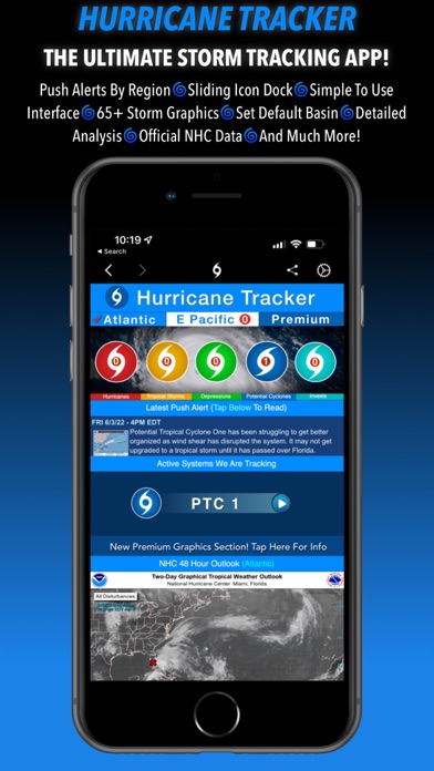 Screenshot #1 pour Hurricane Tracker