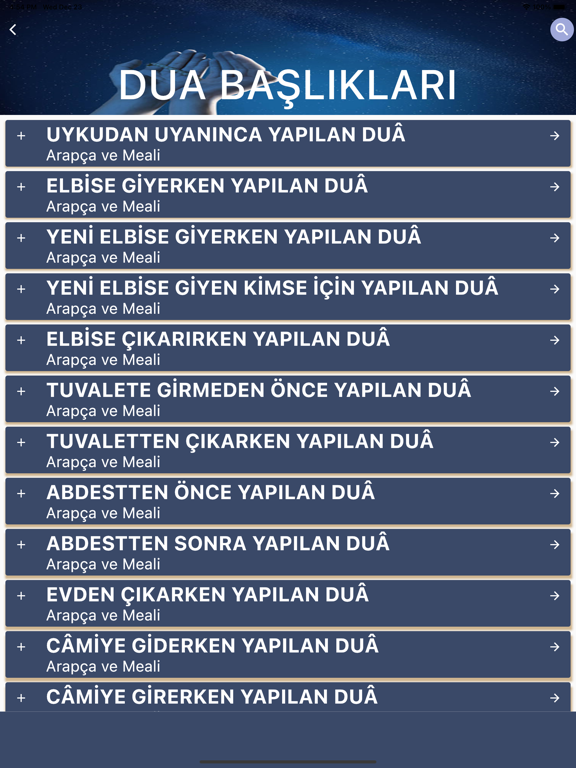 Screenshot #5 pour Yeni Günlük Dualar ve Zikirler