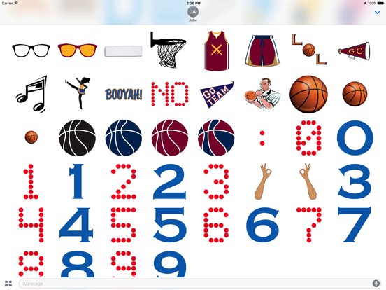 Screenshot #5 pour Cavaliers Basketball Stickers