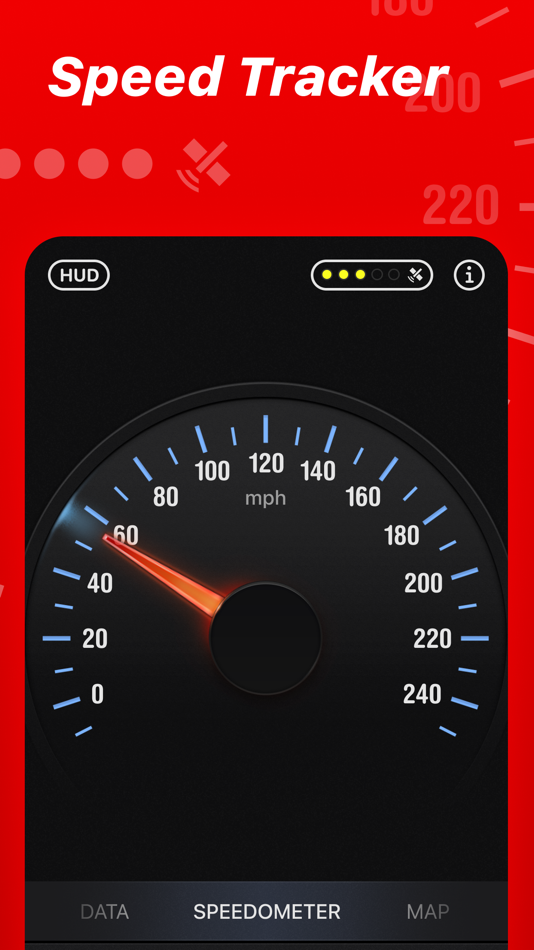 #2. Speed Tracker: GPS Speedometer (iOS) โดย: Oxagile LLC